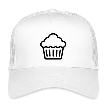Muffin - Kinder Trucker-Cap - Weiß - Vorne