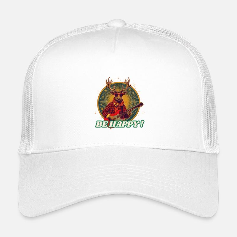 Deer Rocker Gitarre SEI GLÜCKLICH Kinder Trucker-Cap