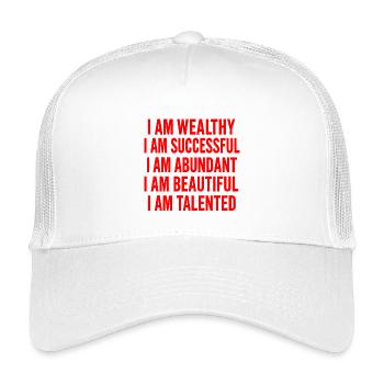 You are amazing - Affirmations - Kids’ Trucker Cap - white - Front