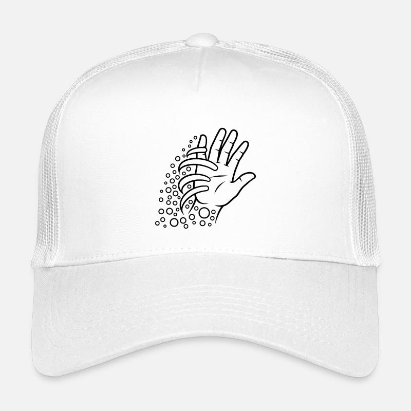 Minimalist Hand Line Art Kids’ Trucker Cap