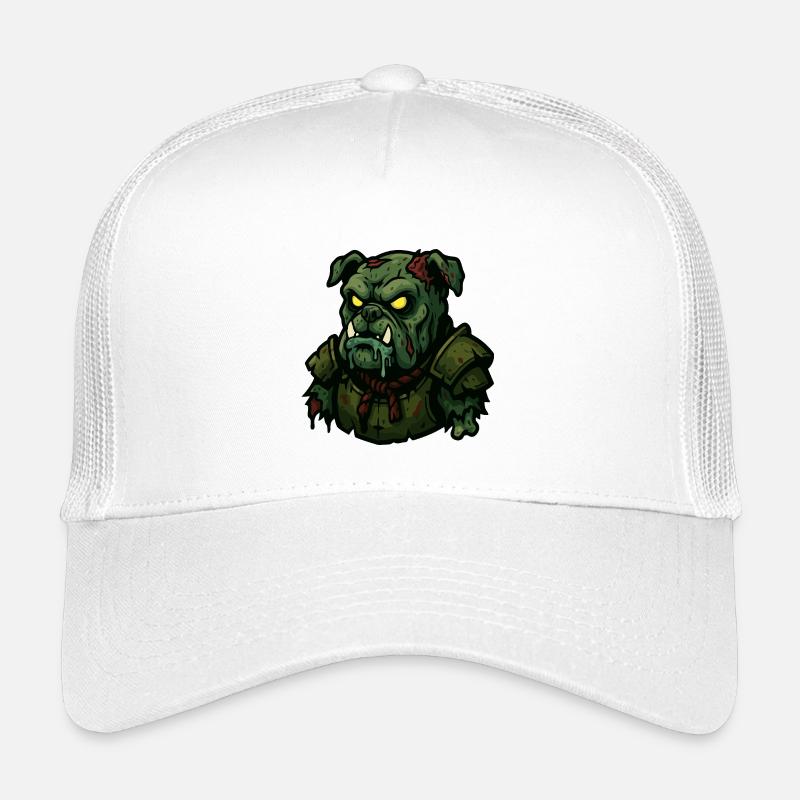 Guerrier bouledogue mort-vivant Casquette trucker enfant
