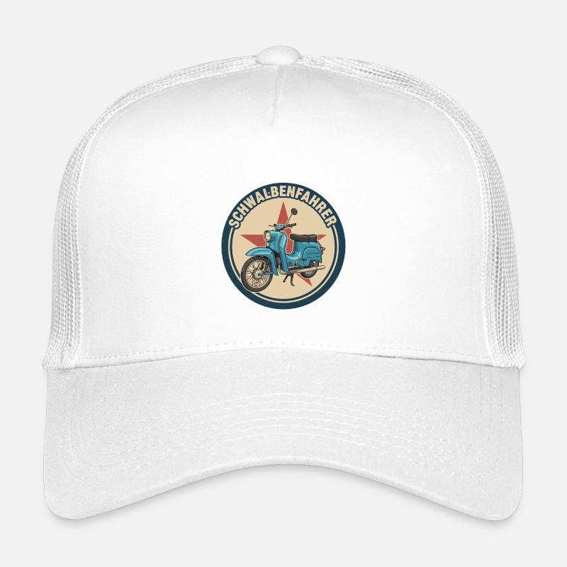 Schwalbe Simson Moped DDR Suhl KR51 Geschenk Kinder Trucker-Cap