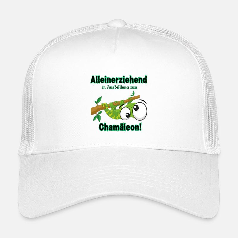 Parent célibataire en formation pour devenir un caméléon dicton Casquette trucker enfant