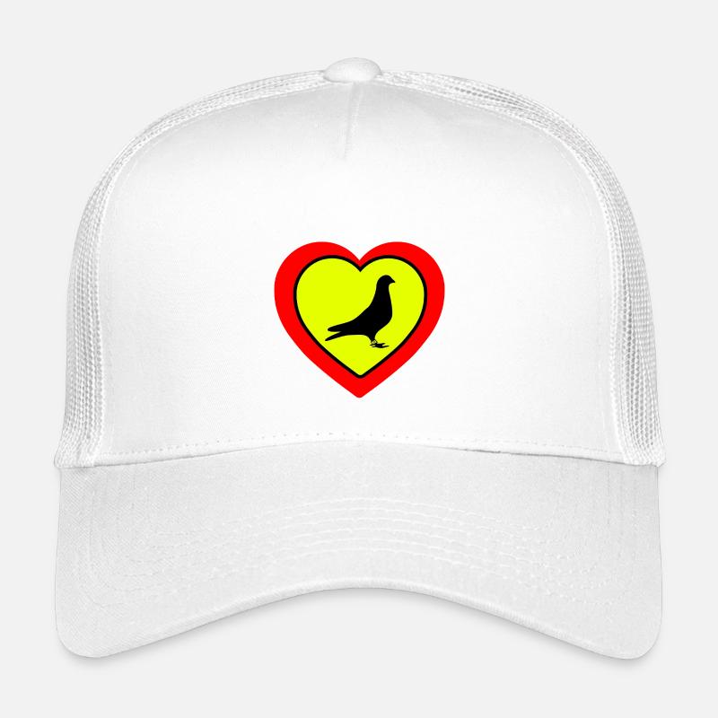 Tauben - Kinder Trucker-Cap - Weiß
