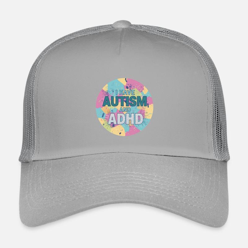 Ich habe Autismus und ADHS Kinder Trucker-Cap
