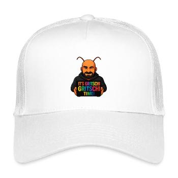 Gritschi Gritschi Zeit  - Kinder Trucker-Cap - Weiß - Vorne