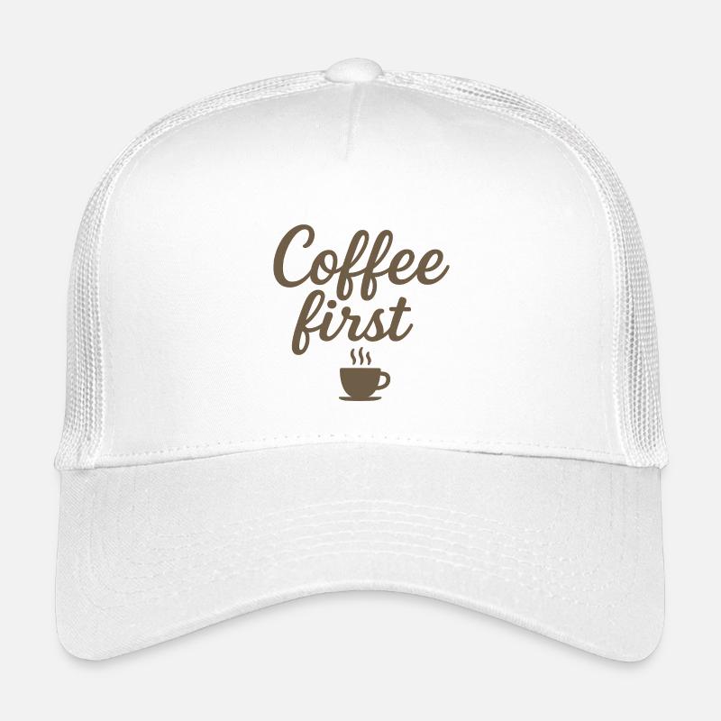 Coffee first Kids’ Trucker Cap