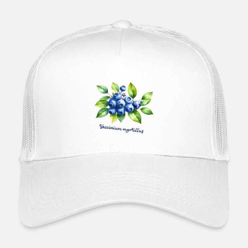 Blaubeere – botanische Illustration Kinder Trucker-Cap