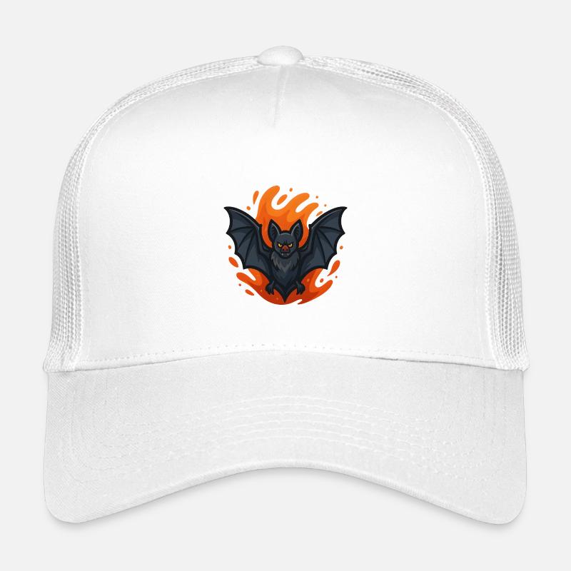 Vampirfledermaus Emblem Kinder Trucker-Cap