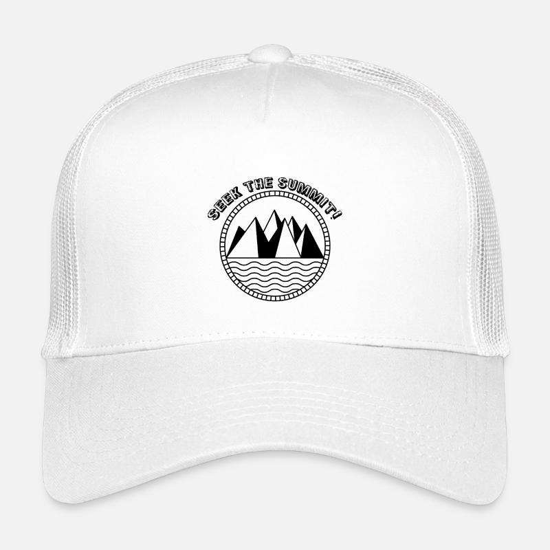 Seek_the_summit - Kinder Trucker-Cap - Weiß