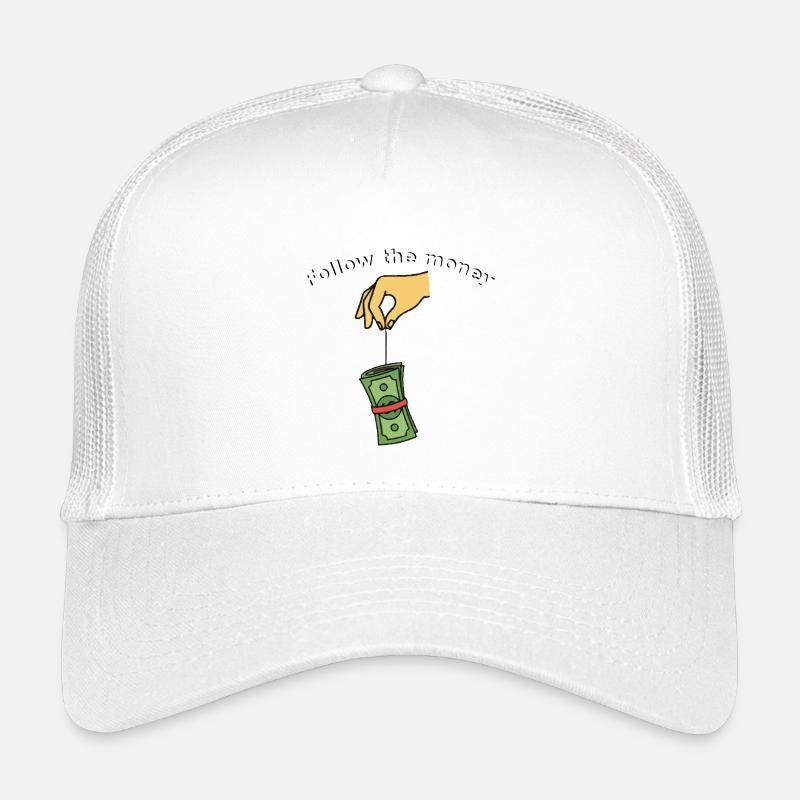 Folge dem Geld. Kinder Trucker-Cap