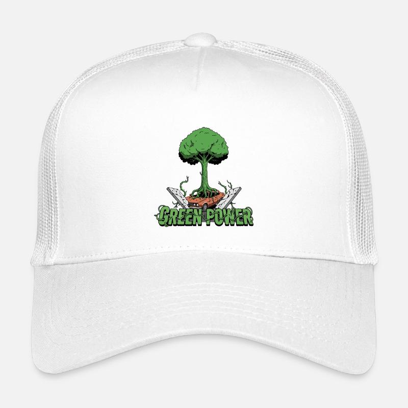 Arbre d’énergie vert Casquette trucker enfant