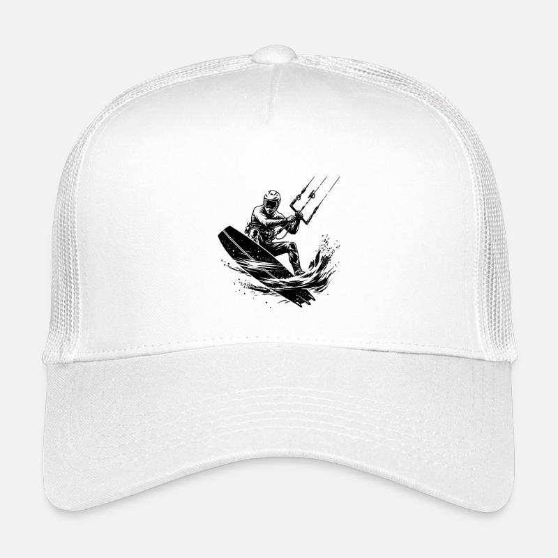 Kitesurf, eau de mer, vent, plaisir à vélo Casquette trucker enfant