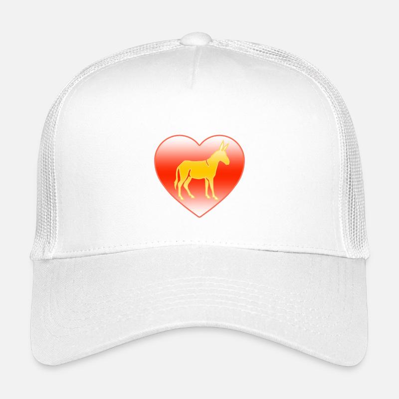 Esel - Kinder Trucker-Cap - Weiß