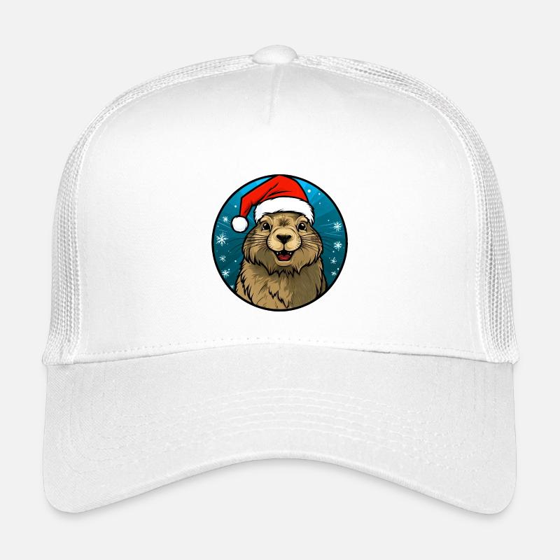 Marmotte du Père Noël Casquette trucker enfant