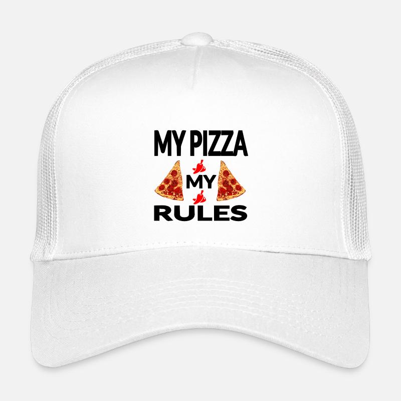 Pizza - Casquette trucker enfant - blanc