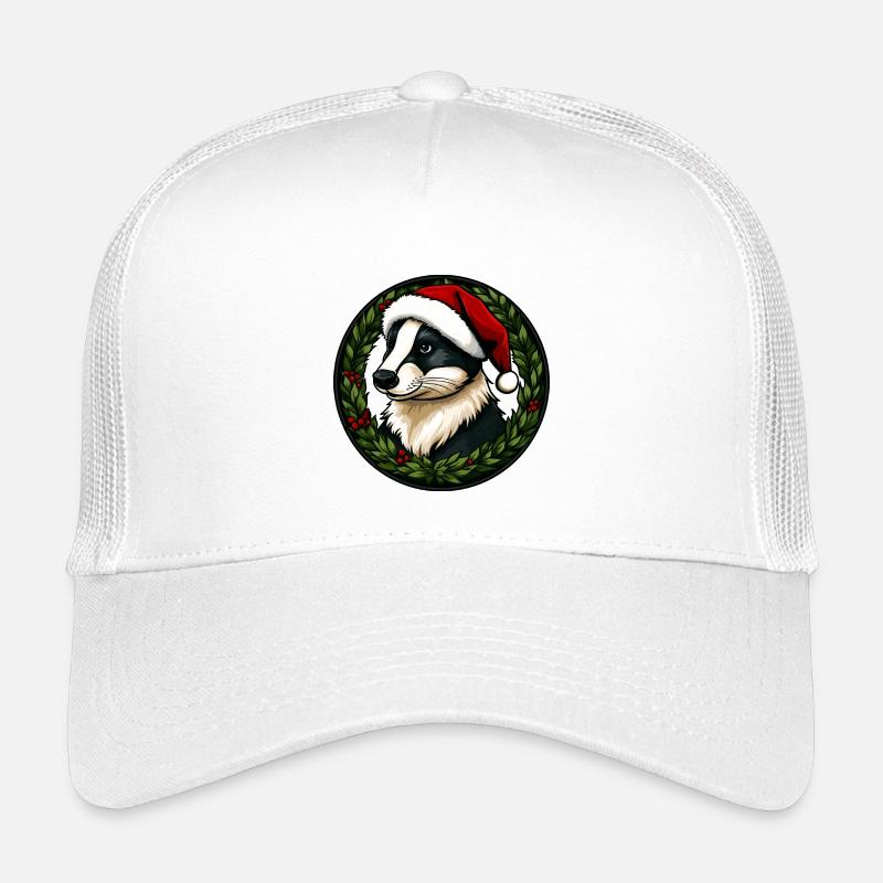 Blaireaux de Noël Casquette trucker enfant