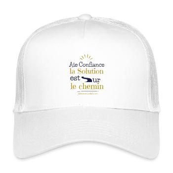 Awaken, Life awaits you - Kids’ Trucker Cap - white - Front