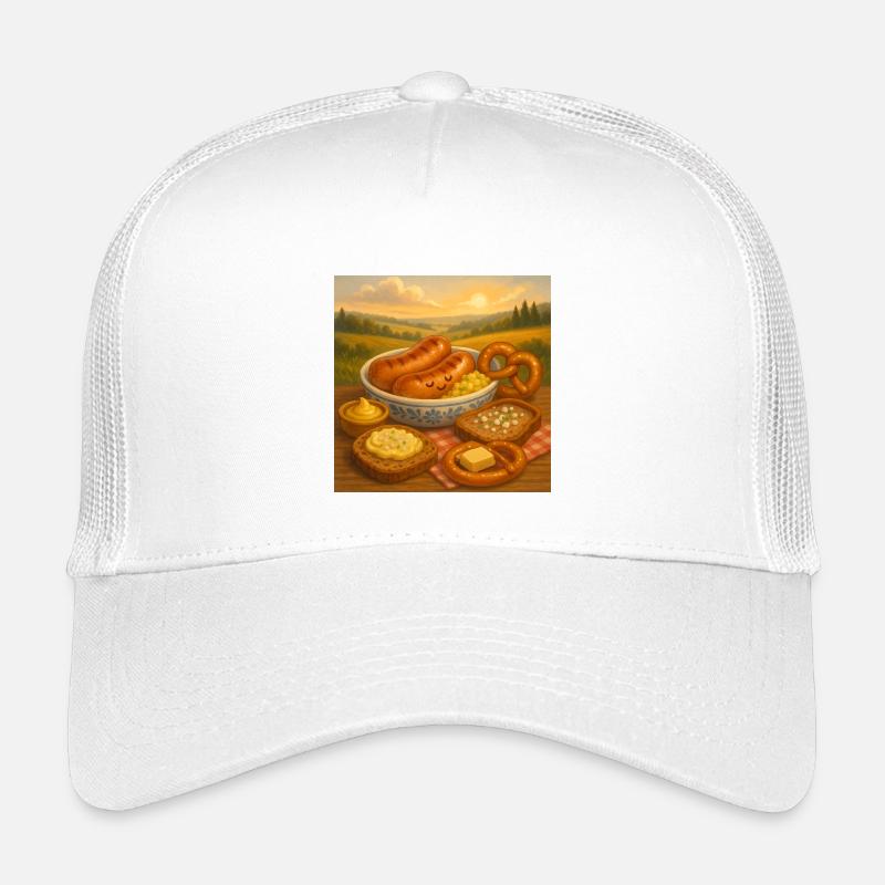 German sausages - Kids’ Trucker Cap - white