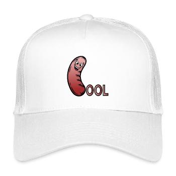 Funny Sausage - Bratwurst Grilling - Kids’ Trucker Cap - white - Front