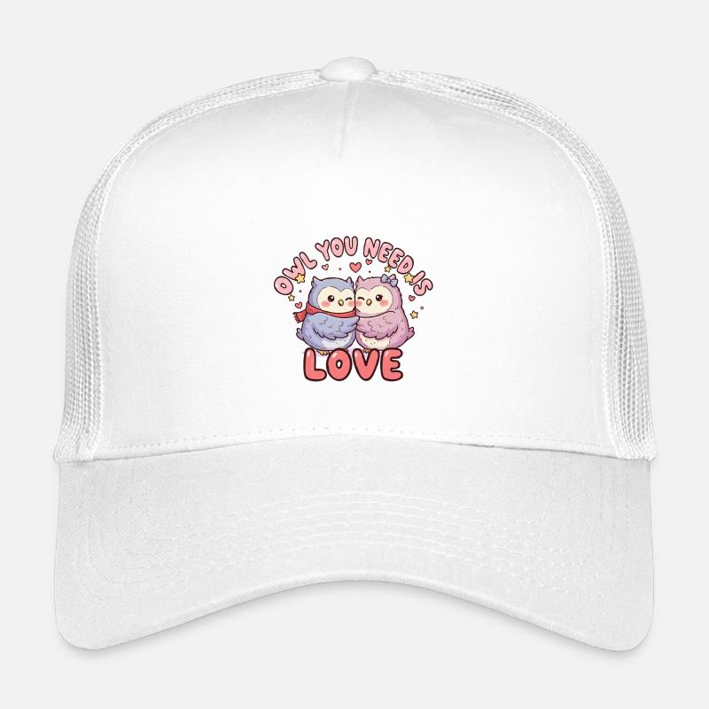 Eulenliebe: Kuschelduo Kinder Trucker-Cap