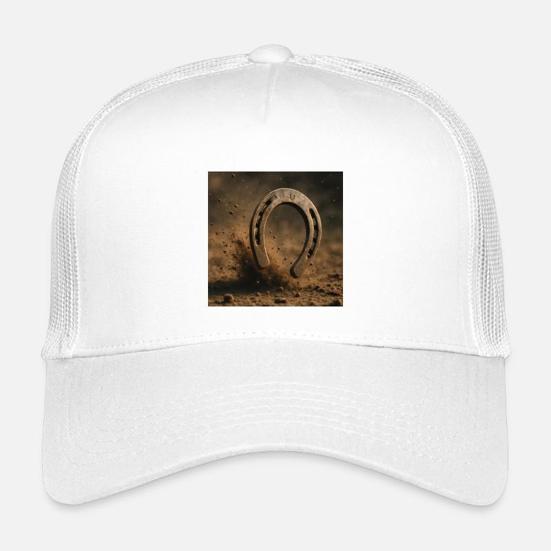 Fer à cheval dans la poussière Casquette trucker enfant