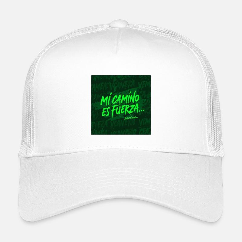 Mein Weg ist Stärke - Kinder Trucker-Cap - Weiß