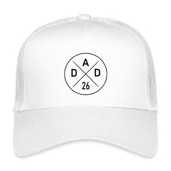 Dad 26 - Kinder Trucker-Cap - Weiß - Vorne