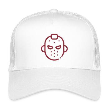 Icône masque - Casquette trucker enfant - blanc - Devant