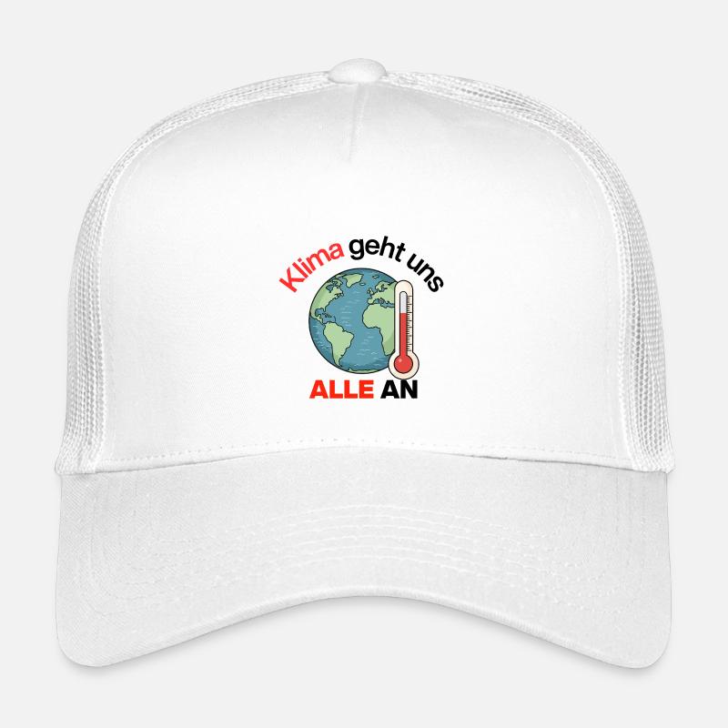 Klima geht uns alle an. Handle jetzt, Future now Kinder Trucker-Cap