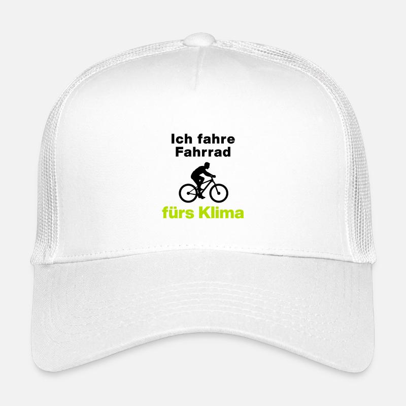 Je fais du vélo pour le climat. Votre contribution Casquette trucker enfant