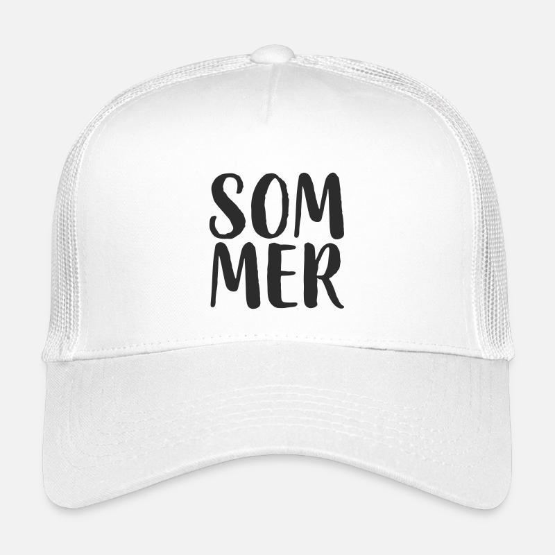 Summer Hand Lettering Style Kids’ Trucker Cap