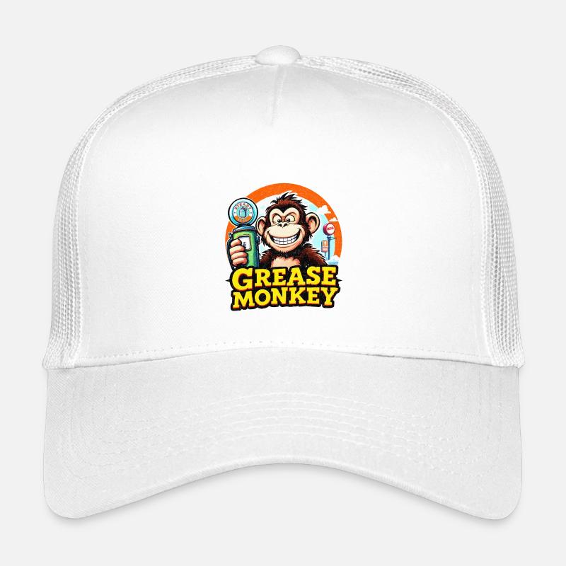 GreaseMonkey Retro Fuel Pump Kids’ Trucker Cap