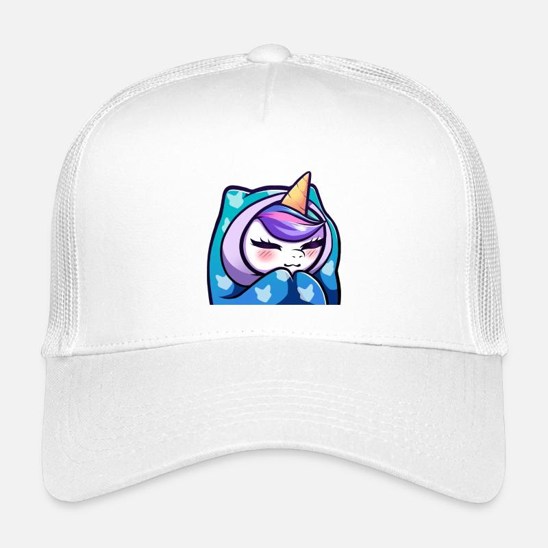 Lya Einhorn Cozy - Kinder Trucker-Cap - Weiß