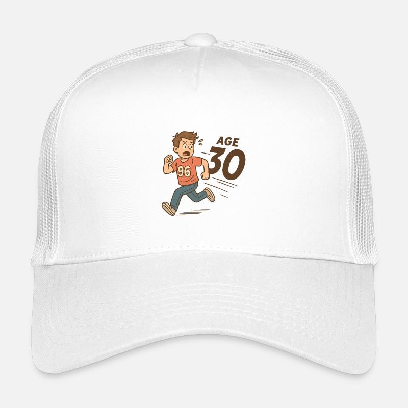 Geboren 1996 – Nicht bereit für 30 - Kinder Trucker-Cap - Weiß