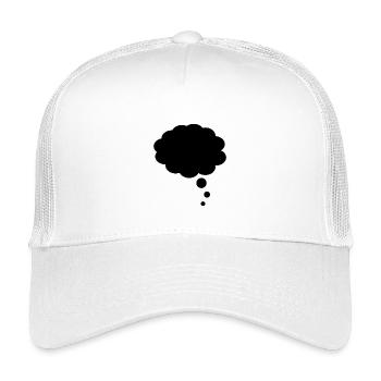 Thought bubble - Kids’ Trucker Cap - white - Front
