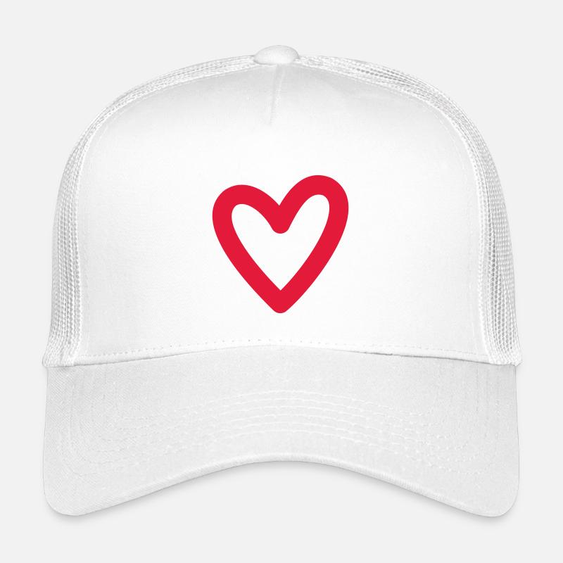red heart Kids’ Trucker Cap