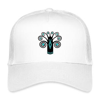 Bird graphic - Kids’ Trucker Cap - white - Front