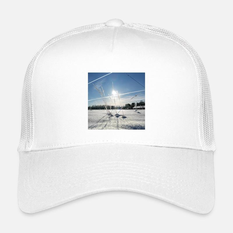 Das Leuchten der Sonne an einem verschneiten Morgen Kinder Trucker-Cap