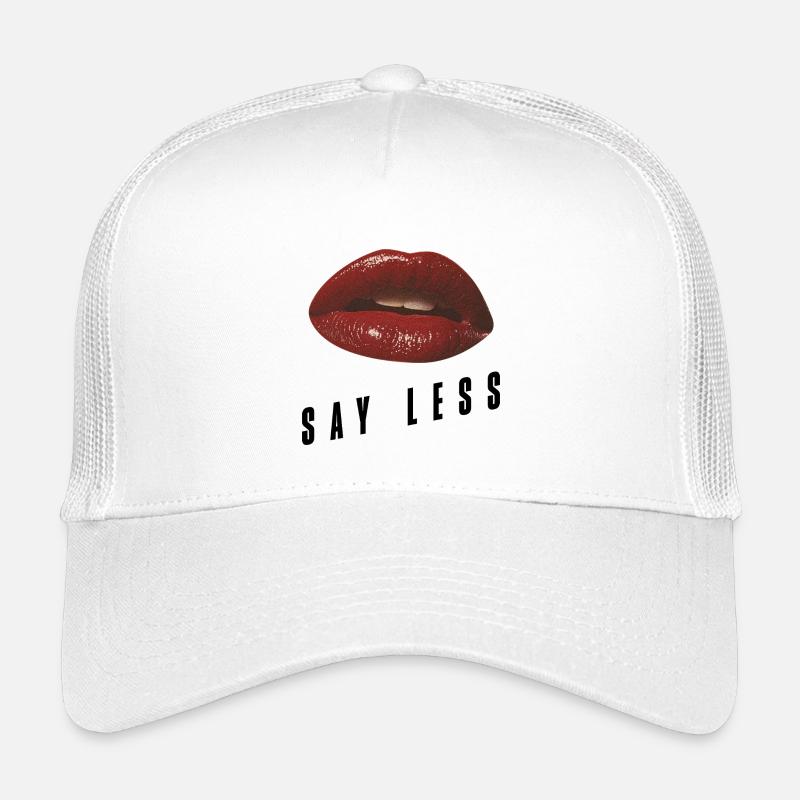 Red Lips Minimal – Bold Statement Kids’ Trucker Cap