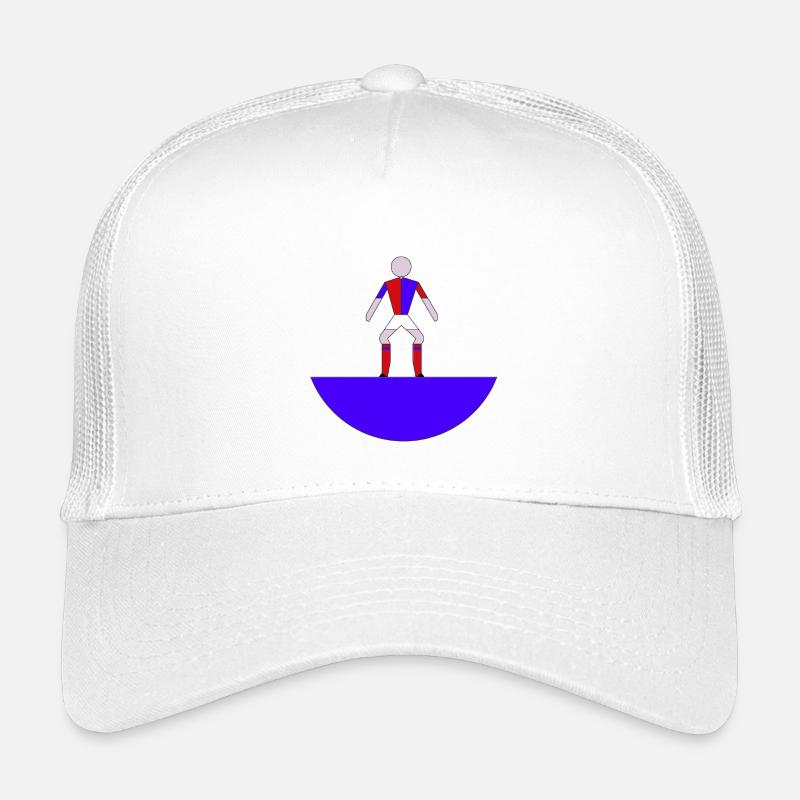  Subbuteo Geometric Hero on Blue Arc Kids’ Trucker Cap