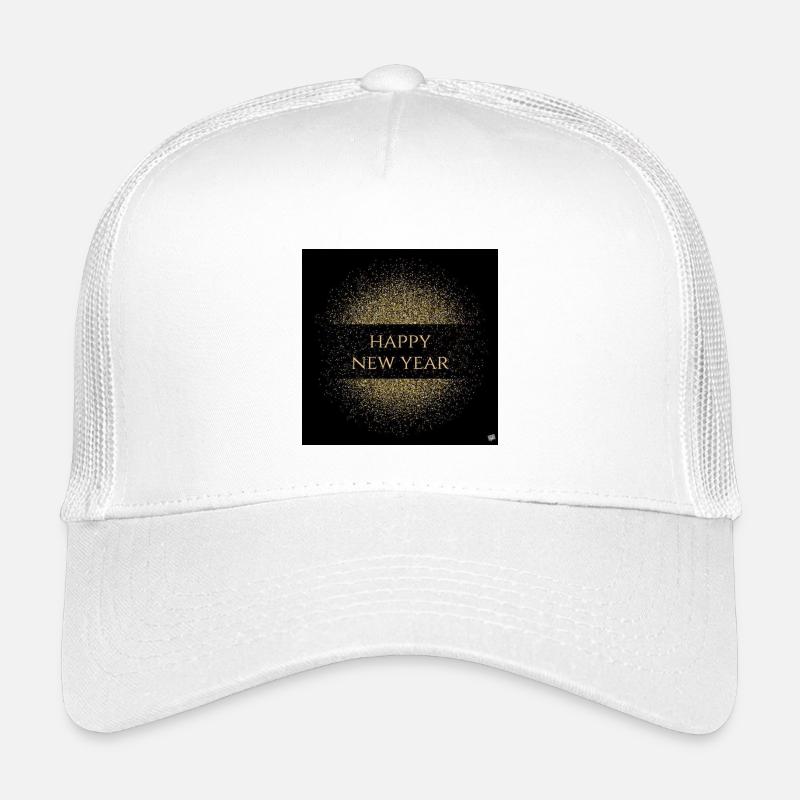 Oro glitter Auguri di Capodanno Cappellino trucker bambino