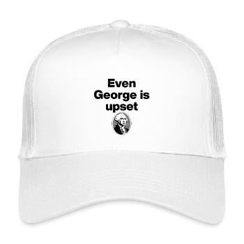 Même George est encore contrarié, politique américaine, mème - Casquette trucker enfant - blanc - Devant