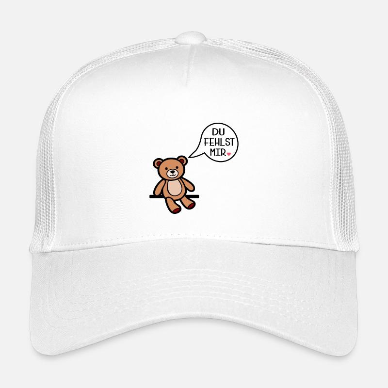 I miss you - bear Kids’ Trucker Cap