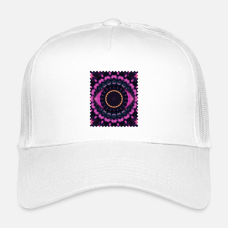 Kaleidoskopischer Blütenkreis Kinder Trucker-Cap