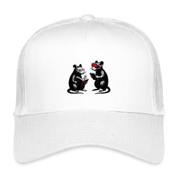 Bookworms in Tech Dialog VR - Kids’ Trucker Cap - white - Front