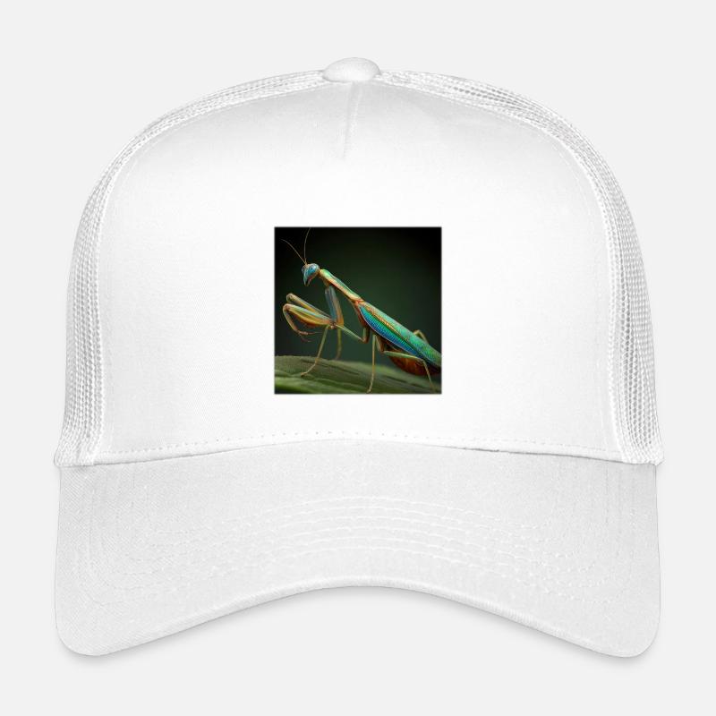 Iridescent Mantis in Macro Style Kids’ Trucker Cap