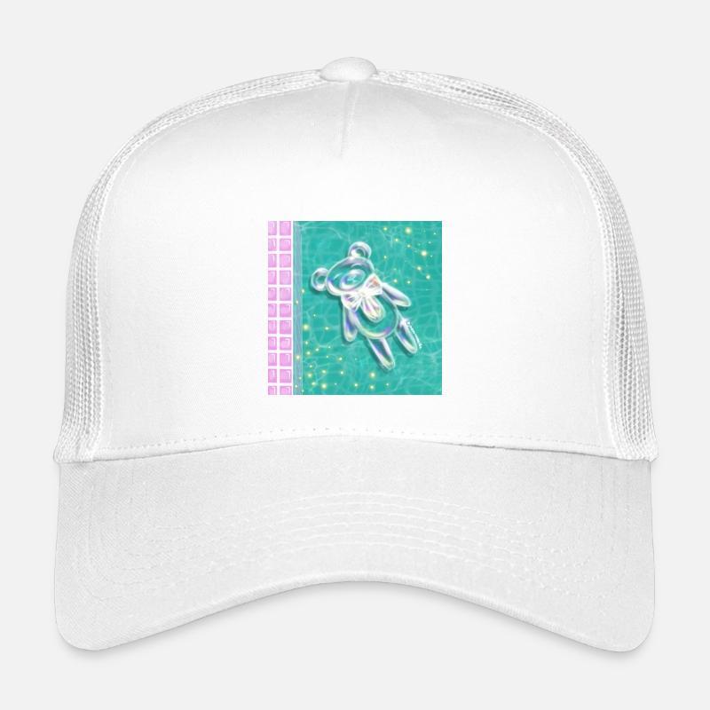  Clean Core Bubble Bear - Kinder Trucker-Cap - Weiß