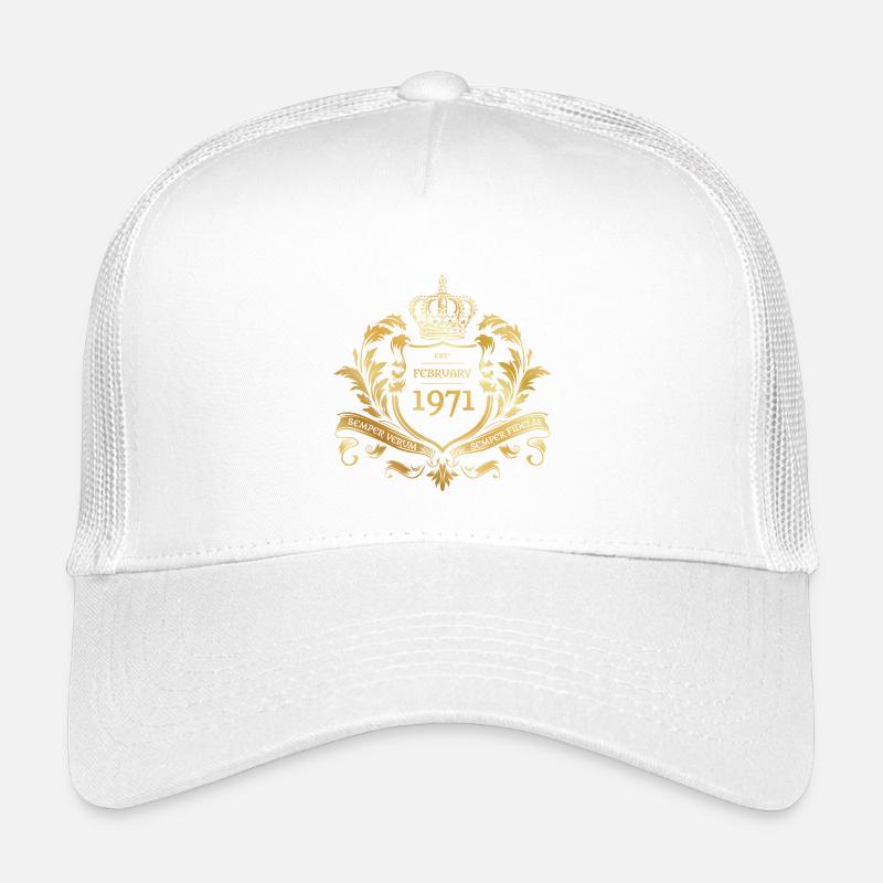 55. Geburtstag Semper Verum - Established 02/1971 Kinder Trucker-Cap
