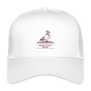 Personnage principal Énergie Dove Delulu - Casquette trucker enfant - blanc - Devant